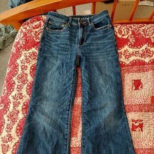 American Eagle "Super Hi-Rise Flare" jeans